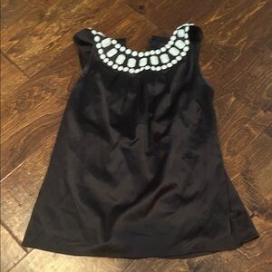 The Limited Black Top with White Detailing